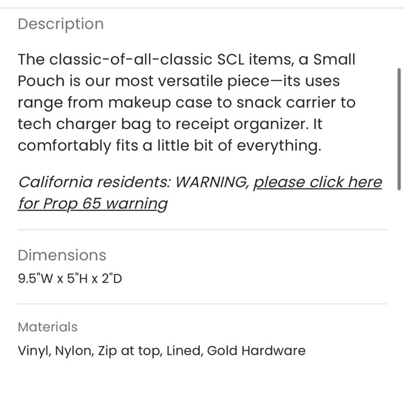 Stoney Clover Lane Cherry On Top Small Pouch Glitter - Picture 10 of 12